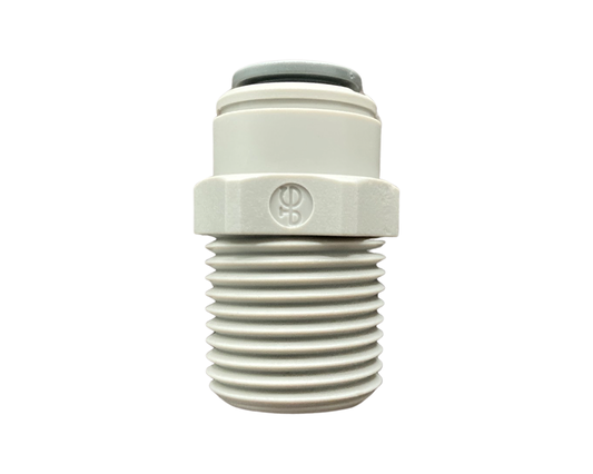John Guest Adapter, 3/8" QC to 1/2" MNPT